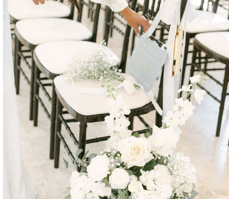 Meadow Aisle Flowers - Set of 10